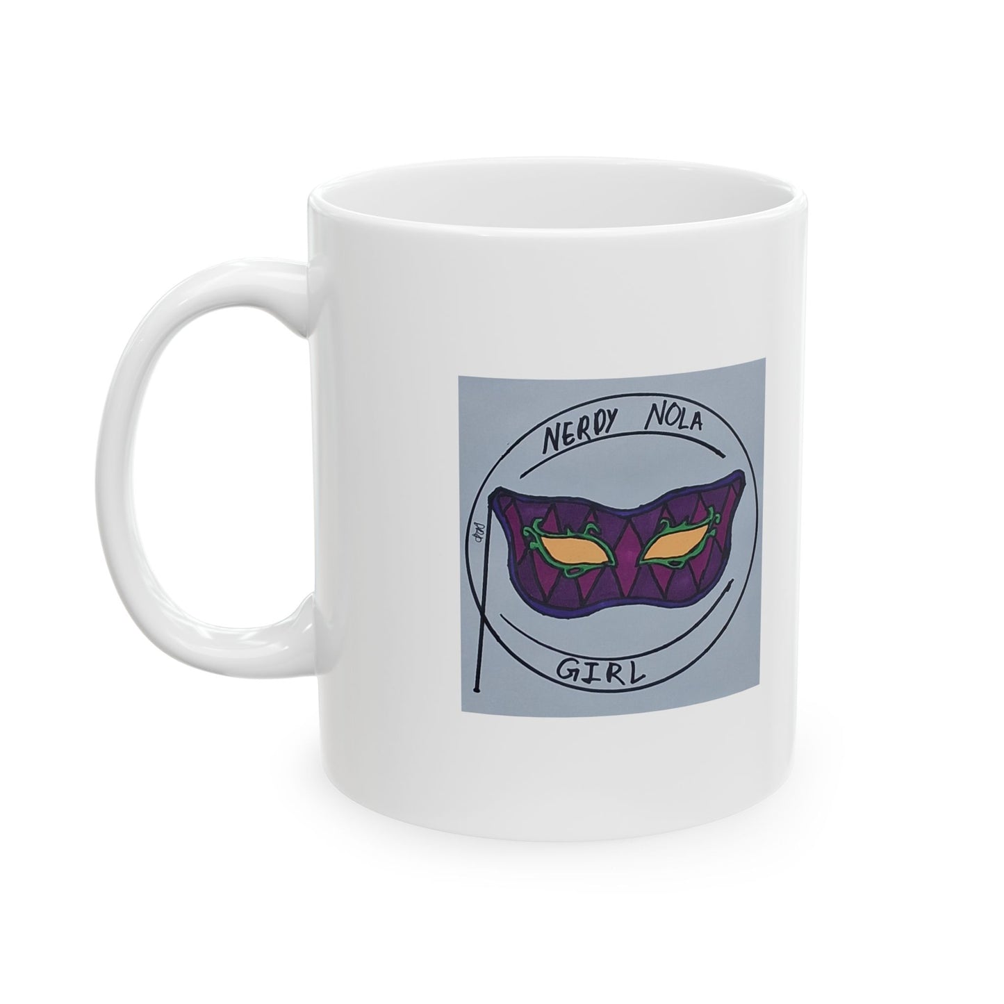 Nerdy Nola Girl Mug - 11oz & 15oz Sizes