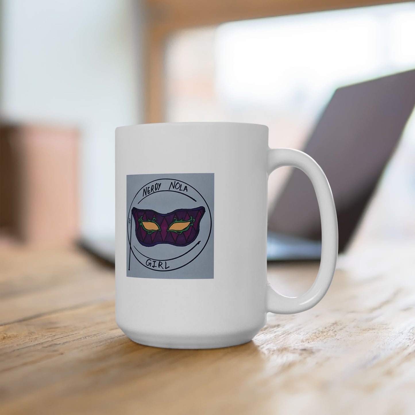 Nerdy Nola Girl Mug - 11oz & 15oz Sizes