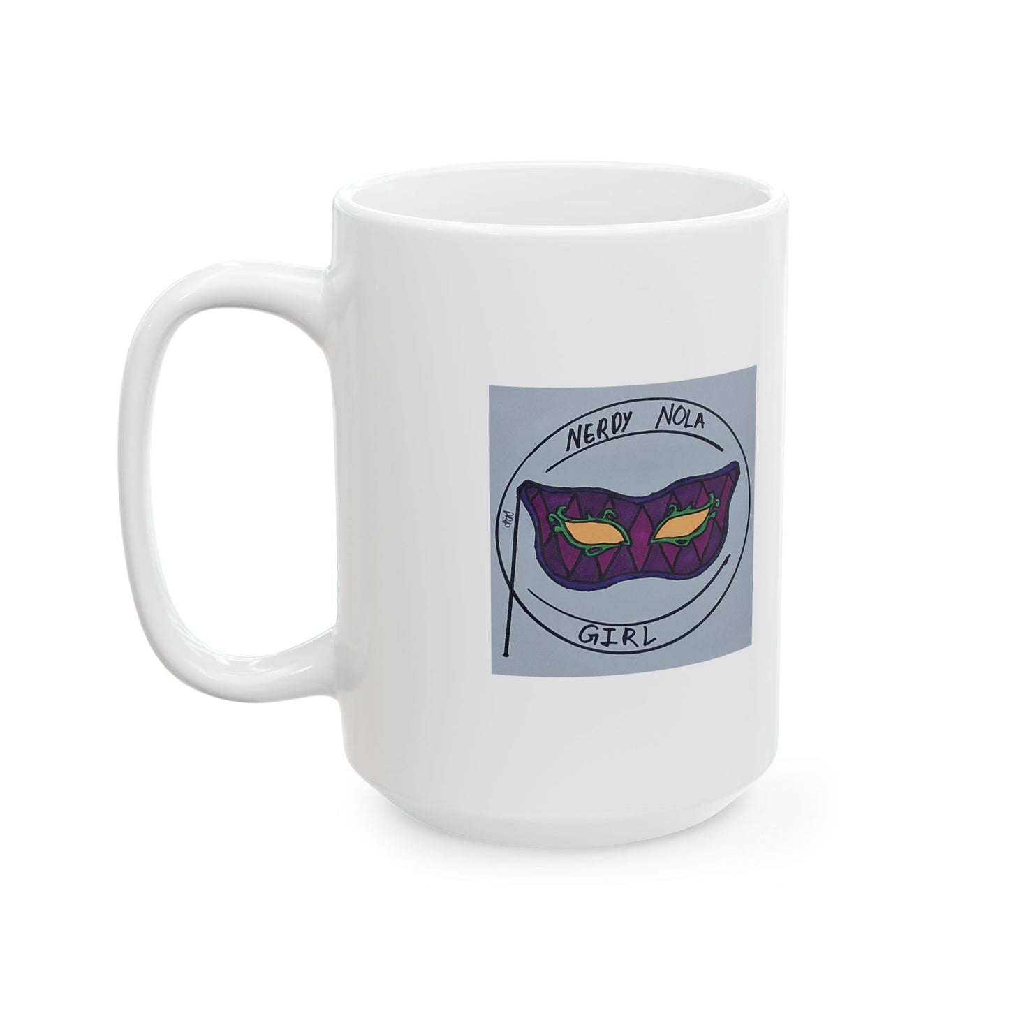 Nerdy Nola Girl Mug - 11oz & 15oz Sizes